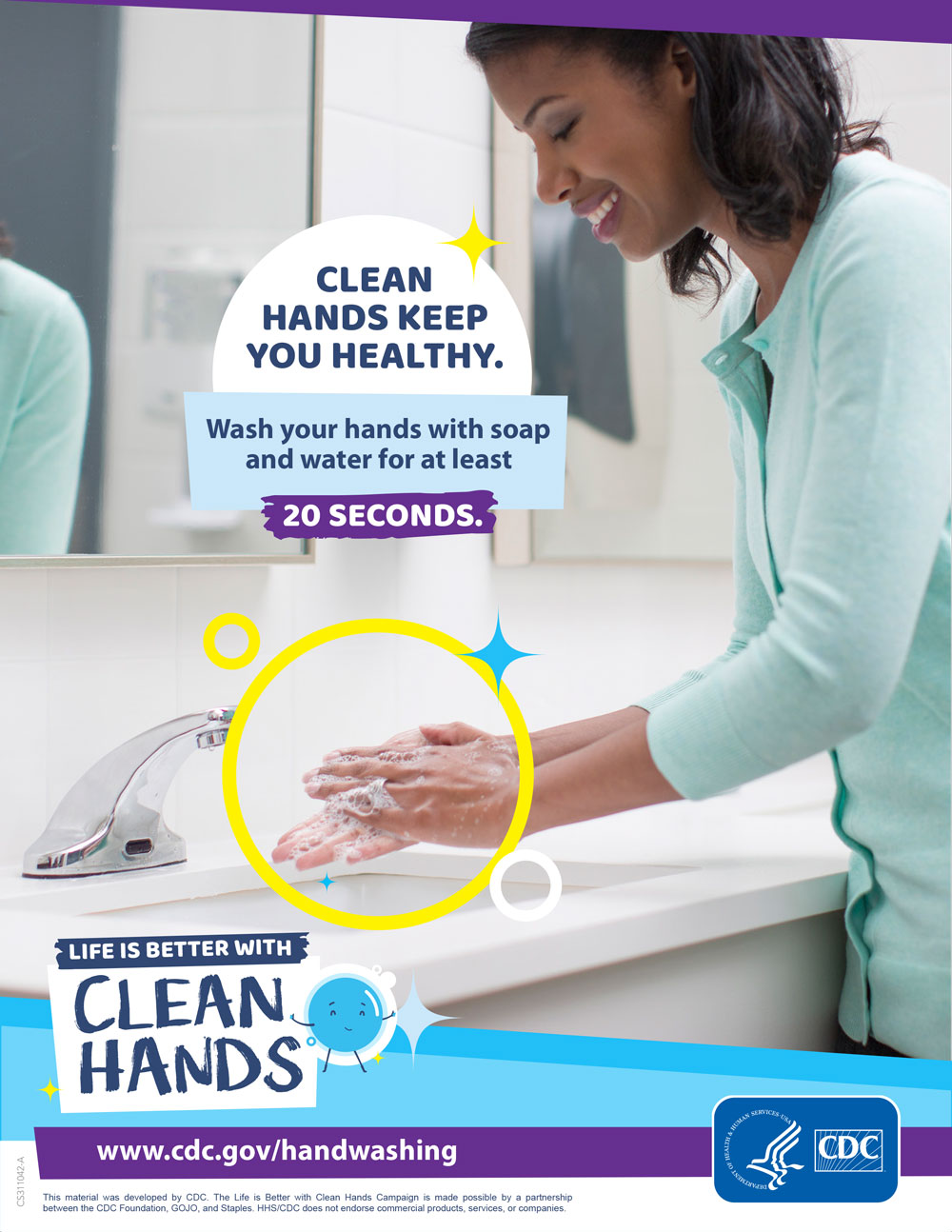 Wash you hands for atleast 20 seconds